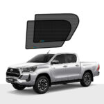 TOYOTA Hilux Sun Shades AN120/130 Dual Cab 2016-2024 [Rear Door] Pair