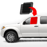 Nissan Navara D40 Sun Shade Dual Cab 2004-2014 [Front Door] Pair