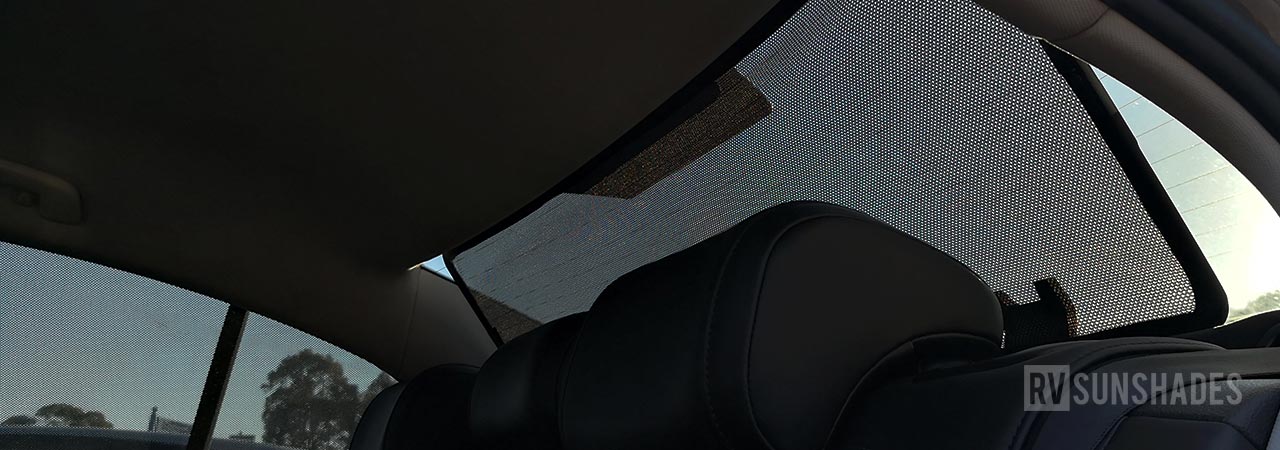 Rear car window shade