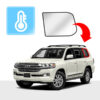 Landcruiser 200 series Solar Screen Quarter Window
