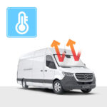 MERCEDES-BENZ Sprinter Windshield Sun Shade 3rd Gen 907/910 Solar Screen Block Out *Premium V2*