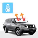 Nissan Patrol Windshield Sun Shade Y62 2010-now BLOCK OUT (RV33)