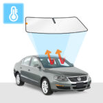 VW Passat Windsreen Sun Shade B6/B7 2006-2015 Solar Screens BLOCK OUT (RV02)