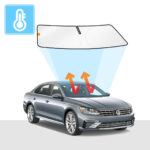 VW Passat Windscreen Sun Shade B8 2015-2022 Solar Screens BLOCK OUT (RV34)