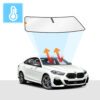 BMW 4 series F32 windshield sun shade