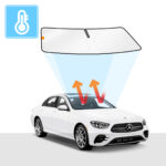 Mercedes-Benz E-Class Windscreen Sun Shade W213 Solar Screens BLOCK OUT (RV36)