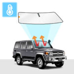 TOYOTA Land Cruiser 76/79 Series Solar Screen Custom Fit BLOCK OUT [Windscreen]