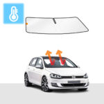 VW Golf Windscreen Sun Shade MK7/MK7.5 2012-2020 Solar Screens BLOCK OUT (RV16)