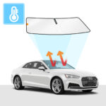 Audi A5 Insulated Windscreen Sun Shade S5 RS5 2007-2023 Solar Screens BLOCK OUT (RV07) Premium