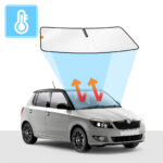 Skoda Fabia Windscreen Sun Shade 5J 2008-2014 Solar Screen BLOCK OUT (RV-35)