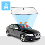 Volvo S40 Windscreen Sun Shade 2004-2012 Solar Screens BLOCK OUT (RV09)