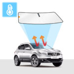 Nissan Qashqai Windshield Sun Shade J10 2006-2013 Solar Screen BLOCK OUT (RV16)