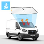 Ford Transit Windscreen Sun Shade 4th Gen 2014-Now Solar Screens BLOCK OUT (V1)