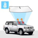 Nissan Patrol Windshield Sun Shade *Insulated* Y61 1999-2009 BLOCK OUT (RV33) Premium V2