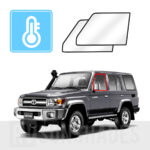 TOYOTA Land Cruiser 76/79 Series Solar Screens Custom Fit BLOCK OUT [Front Door] Pair