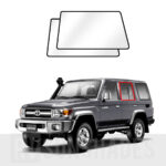 TOYOTA Land Cruiser 76/79 Series Solar Screens Custom Fit BLOCK OUT [Rear Door] Pair