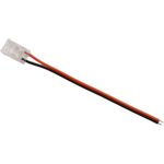 2X COB LED Strip Light 8MM Power Cable Connector Bare Wire