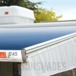 Replacement Awning Vinyl Fabric Kit suit FIAMMA F45s 400 Blue White Gradient 400-BU-FD (ROLLED)