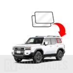 TOYOTA Prado Sun Shades J250 2024-Now Solar Screen Block-Out [Quarter Window] Pair