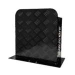 Diesel Heater Fuel Tank Protector Cover Drawbar Mount 2mm Aluminium Double Side 10/15L L/R Black YS