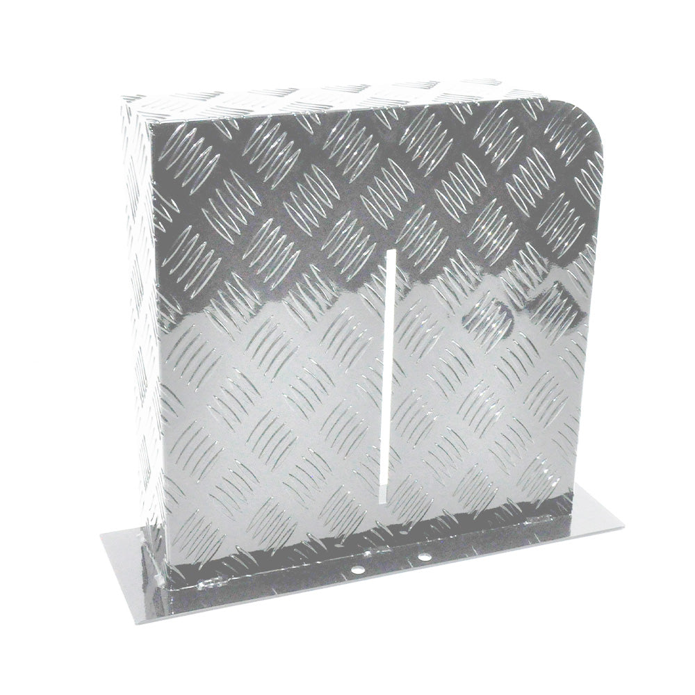 Heater Diesel Tank Protector Cover Drawbar Mount 2mm Thickness Aluminium Suit 10L 15L Fuel Tank (RIGHT) Silver YS - Image 8