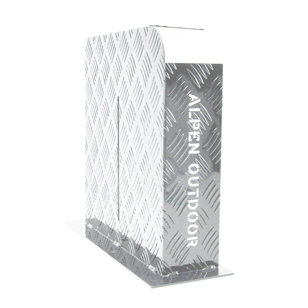 Heater Diesel Tank Protector Cover Drawbar Mount 2mm Thickness Aluminium Suit 10L 15L Fuel Tank (RIGHT) Silver YS - Image 9