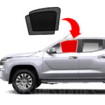 Mitsubishi Triton Sun Shade 5th Gen Dual Cab 2015-2022 [Front Door] Pair